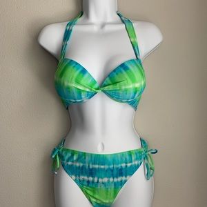 Tie Dye Bikini Push Up